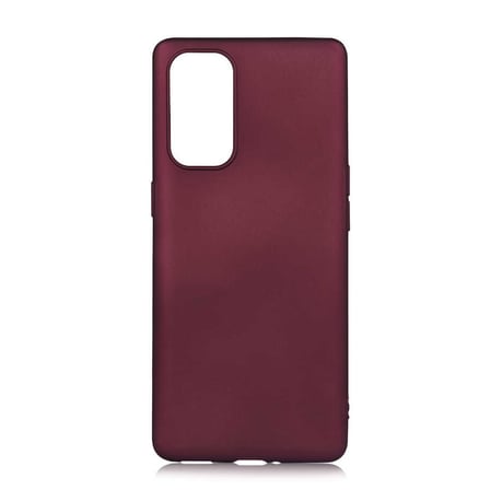 Lexroo Oppo Reno 5 Pro 5G Kılıf Premier Silikon Kılıf - Mürdüm