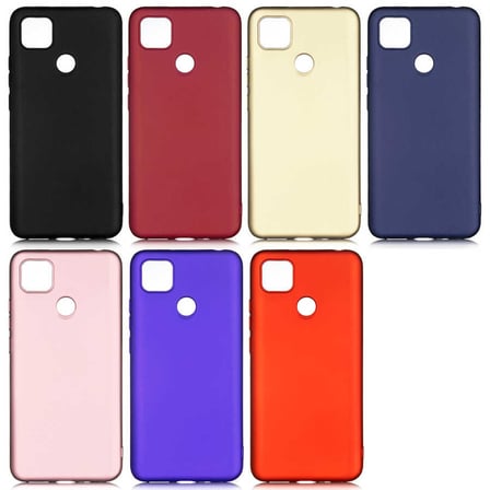 Lexroo Xiaomi Redmi 9C Kılıf Premier Silikon Kılıf - Mürdüm