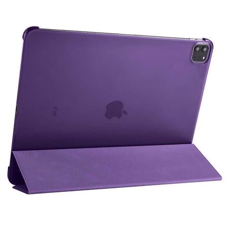 Lexroo iPad Pro 12.9 2022 M2 Smart Cover Standlı 1-1 Kılıf - Mor