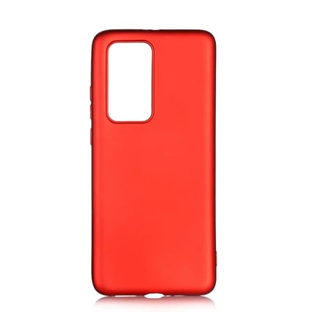 Lexroo Huawei P40 Pro Kılıf Premier Silikon Kılıf - Kırmızı