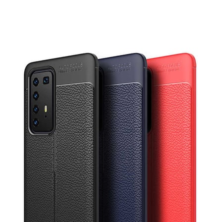 Lexroo Huawei P40 Pro Kılıf Niss Silikon Kılıf - Siyah