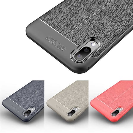 Lexroo Galaxy M10 Kılıf Niss Silikon Kılıf - Kırmızı