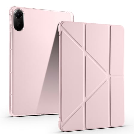 Lexroo Xiaomi Redmi Pad 2 Kılıf Tri Folding Kalem Bölmeli Standlı Kılıf - Mor