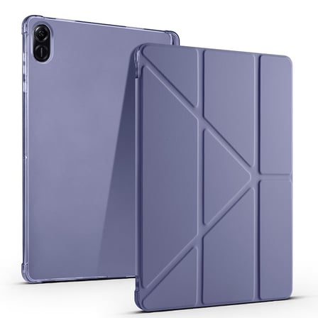 Lexroo Honor Pad X8A Kılıf Tri Folding Kalem Bölmeli Standlı Kılıf - Mor