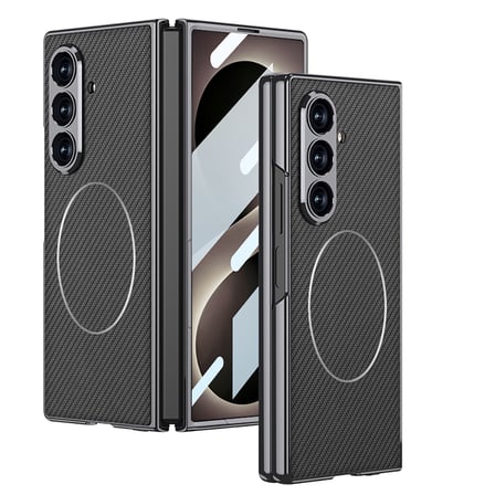 Lexroo Galaxy Z Fold 8 Ultra Kılıf M-safe Şarj Özellikli Kıpta KPT-10 Sert PC Kılıf - Yeşil