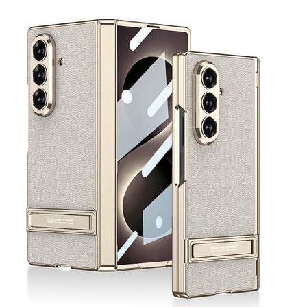Lexroo Galaxy Z Fold 8 Ultra Kılıf Kıpta KPT-08 Standlı Kılıf - Titanyum
