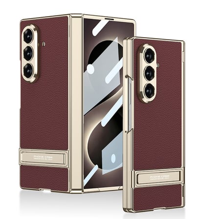 Lexroo Galaxy Z Fold 8 Ultra Kılıf Kıpta KPT-08 Standlı Kılıf - Titanyum