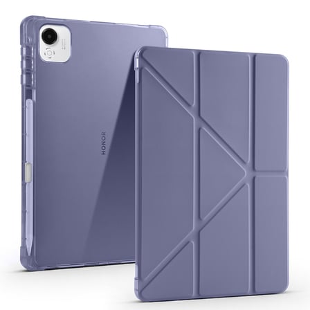 Lexroo Honor Pad X9 Pro Kılıf Tri Folding Kalem Bölmeli Standlı Kılıf - Rose Gold