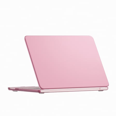 Lexroo Macbook Neo 13' A3404 MSoft Kristal Kılıf - Pembe