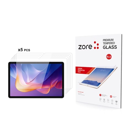 Lexroo Xiaomi Redmi Pad 2 5in1 Tablet Temperli Cam Ekran Koruyucu - Şeffaf