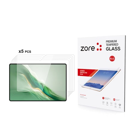 Lexroo Honor Magic Pad 2 12.3 5in1 Tablet Temperli Cam Ekran Koruyucu - Şeffaf