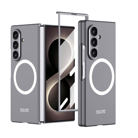 Lexroo Galaxy Z Fold 8 Ultra Kılıf Wireless Şarj Özellikli Kıpta M-safe Kılıf - Gümüş