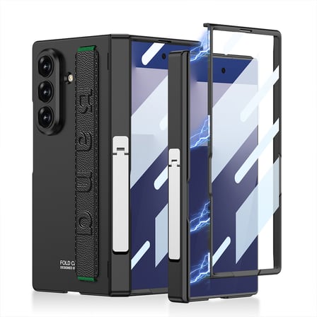 Lexroo Galaxy Z Fold 7 Kılıf Kıpta KPT-01 Standlı Kılıf - Gri