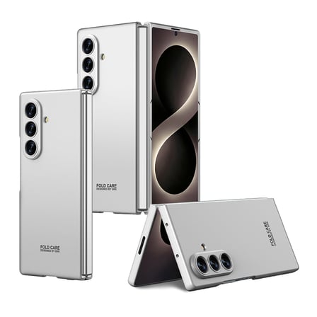 Lexroo Galaxy Z Fold 8 Ultra Kılıf Sert Kıpta Kılıf - Gümüş