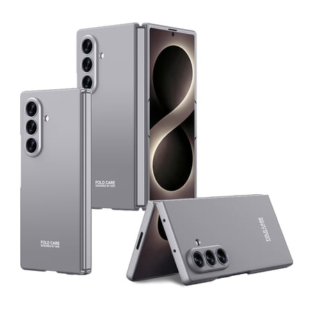 Lexroo Galaxy Z Fold 8 Ultra Kılıf Sert Kıpta Kılıf - Gümüş