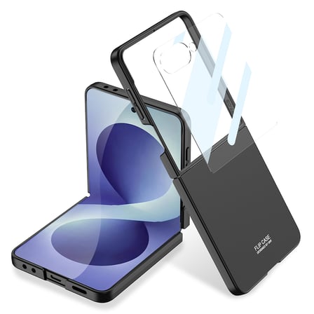 Lexroo Galaxy Z Flip 8 Kılıf Sert Kıpta Kılıf - Yeşil