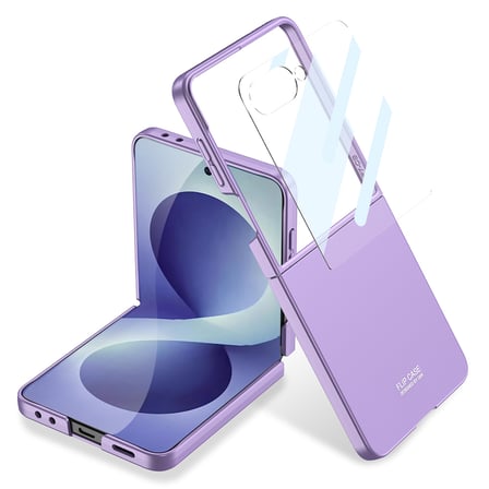 Lexroo Galaxy Z Flip 8 Kılıf Sert Kıpta Kılıf - Yeşil