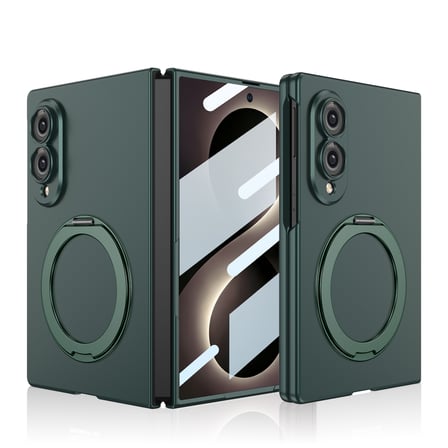Lexroo Galaxy Z Fold 8 Kılıf M-safe Şarj Özellikli Kıpta Yüzüklü Kamera Korumalı Kılıf - Siyah