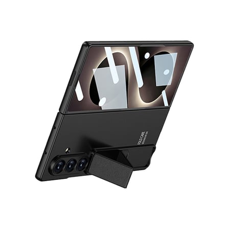 Lexroo Galaxy Z Fold 8 Ultra Kılıf Standlı Kıpta Qstand Kılıf - Siyah