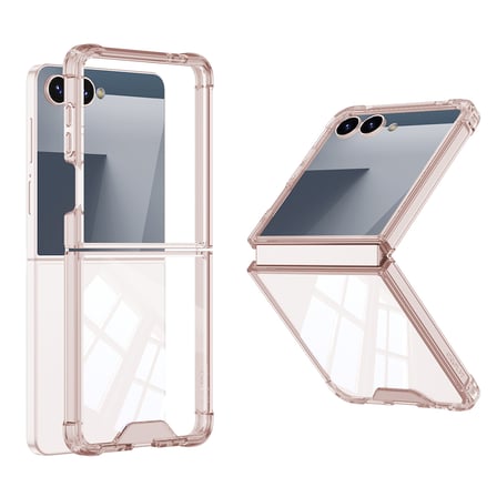 Lexroo Galaxy Z Flip 7 Kılıf Full Camlı Kıpta Kılıf - Mor