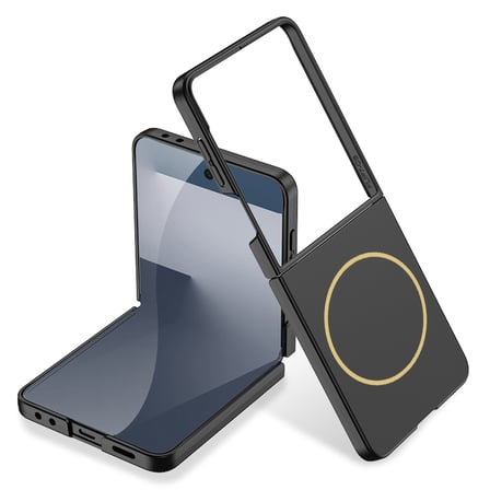 Lexroo Galaxy Z Flip 7 Kılıf Wireless Şarj Özellikli Kıpta M-safe Kılıf - Lila