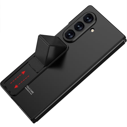 Lexroo Galaxy Z Fold 7 Kılıf Standlı Kıpta Qstand Kılıf - Siyah