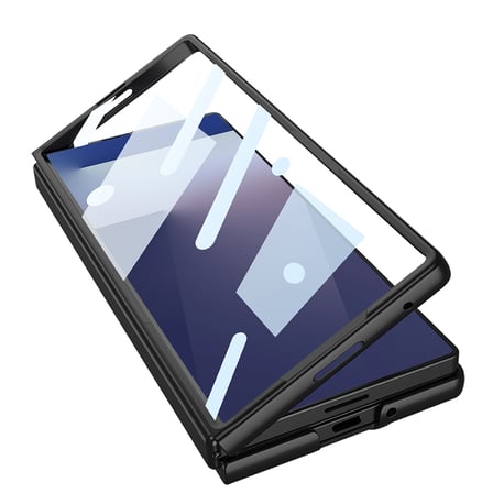 Lexroo Galaxy Z Fold 7 Kılıf Standlı Kıpta Qstand Kılıf - Siyah