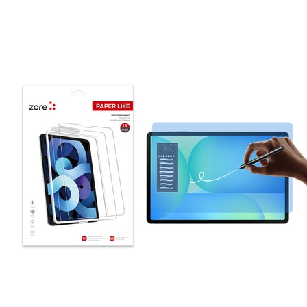 Lexroo Galaxy Tab S10 FE Plus Kağıt Hisli Mat ​​​​​​​​​​​​​​​ Paper-Like Ekran Koruyucu - Şeffaf