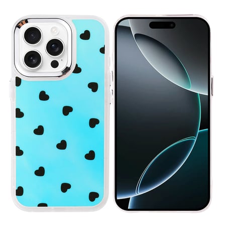 Lexroo iPhone 16 Pro Kılıf Airbag Tasarımlı Hadra Kılıf - Kalp