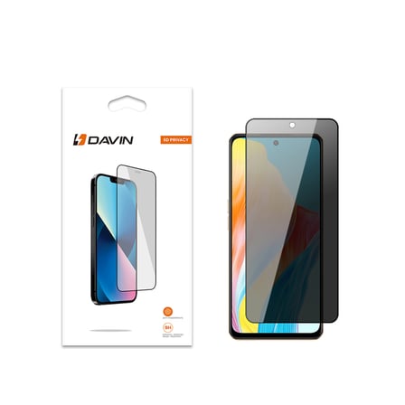 Lexroo Oppo A38 5D Privacy Cam Ekran Koruyucu - Siyah