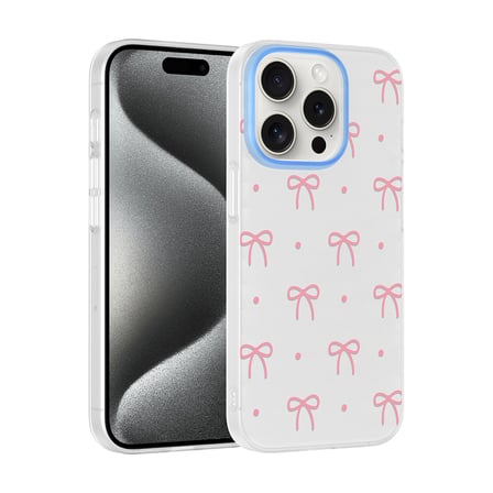 Lexroo iPhone 14 Pro Max Kılıf Kamera Korumalı Desenli Klip Kılıf - Kalpli Kiraz