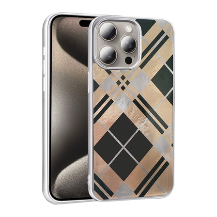 Lexroo iPhone 15 Pro Kılıf Desenli Mep Kılıf - Geometrik