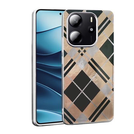 Lexroo Xiaomi Redmi Note 14 5G Kılıf Desenli Mep Kılıf - Geometrik