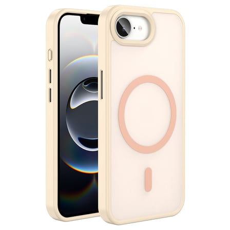 Lexroo iPhone 17E Kılıf M-safe Şarj Özellikli Mat Arka Yüzey Sio Kılıf - Siyah