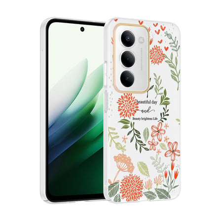 Lexroo Xiaomi Redmi 15 Kılıf Kamera Korumalı Desenli Klip Kılıf - Fiyonk
