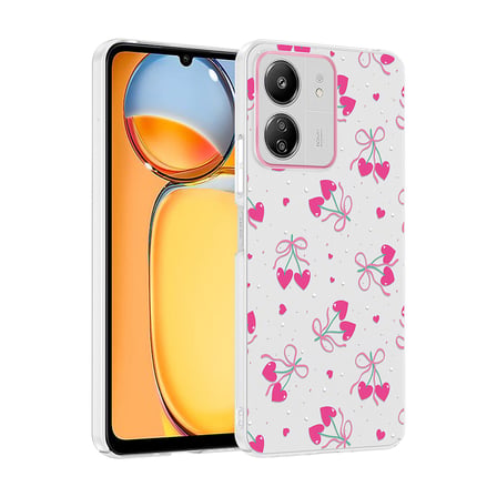 Lexroo Xiaomi Poco C65 Kılıf Kamera Korumalı Desenli Klip Kılıf - Fiyonk