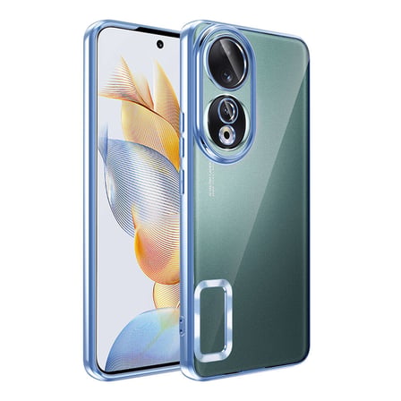 Lexroo Honor 90 Kılıf Kamera Korumalı Logo Gösteren Omega Kılıf - Derin Mor