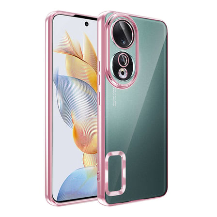 Lexroo Honor 90 Kılıf Kamera Korumalı Logo Gösteren Omega Kılıf - Derin Mor