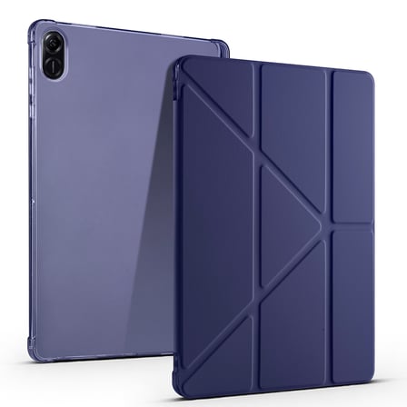Lexroo Honor Pad X8A Kılıf Tri Folding Kalem Bölmeli Standlı Kılıf - Lacivert