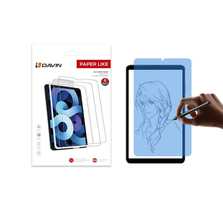 Lexroo Xiaomi Redmi Pad SE 8.7 Kağıt Hisli Mat Paper Like Tablet Ekran Koruyucu - Şeffaf