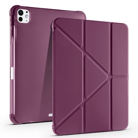 Lexroo iPad Air 11 2025 M3 Kılıf Tri Folding Kalem Bölmeli Standlı Kılıf - Açık Yeşil