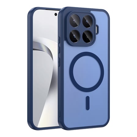 Lexroo Xiaomi 17T Kılıf M-safe Şarj Özellikli Babet Kılıf - Lacivert