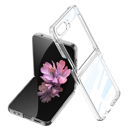 Lexroo Galaxy Z Flip 6 Kılıf Full Camlı Kıpta Kılıf - Mor