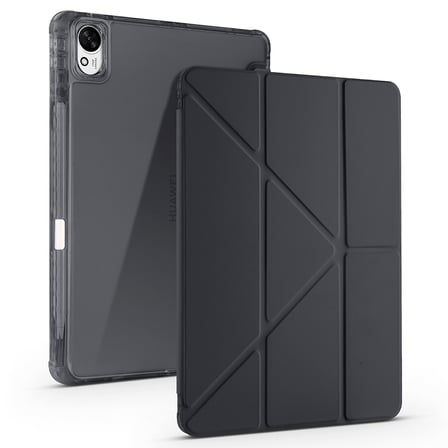 Lexroo Huawei Matepad 11.5 2025 Kılıf Tri Folding Kalem Bölmeli Standlı Kılıf - Siyah