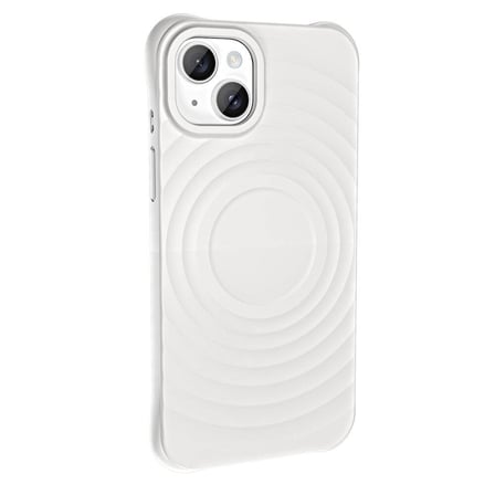 Lexroo iPhone 15 Plus M-safe Şarj Özellikli Airbagli Mat Görünümlü Hepi Kılıf - Beyaz