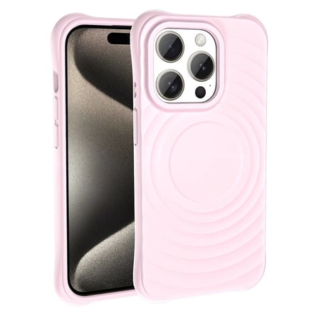 Lexroo iPhone 15 Pro M-safe Şarj Özellikli Airbagli Mat Görünümlü Hepi Kılıf - Yeşil
