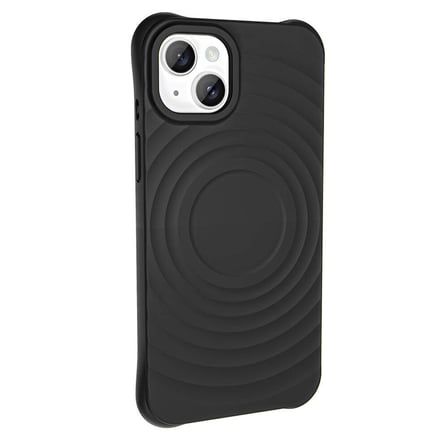 Lexroo iPhone 15 M-safe Şarj Özellikli Airbagli Mat Görünümlü Hepi Kılıf - Siyah