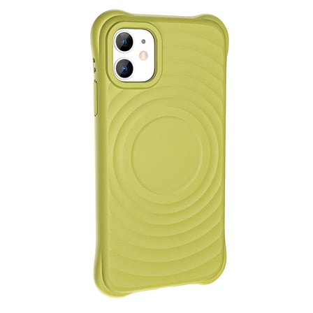 Lexroo iPhone 11 M-safe Şarj Özellikli Airbagli Mat Görünümlü Hepi Kılıf - Yeşil