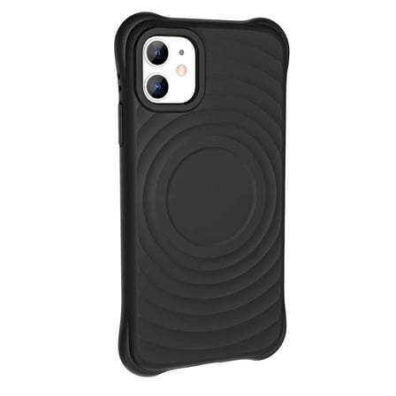 Lexroo iPhone 11 M-safe Şarj Özellikli Airbagli Mat Görünümlü Hepi Kılıf - Siyah