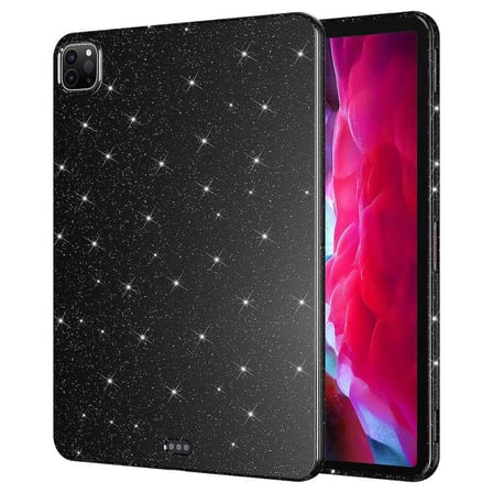 Lexroo iPad Pro 11 2022 M2 Simli Parlak Görünümlü Tablet Koton Kılıf - Lila
